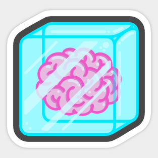 Brainfreeze Sticker